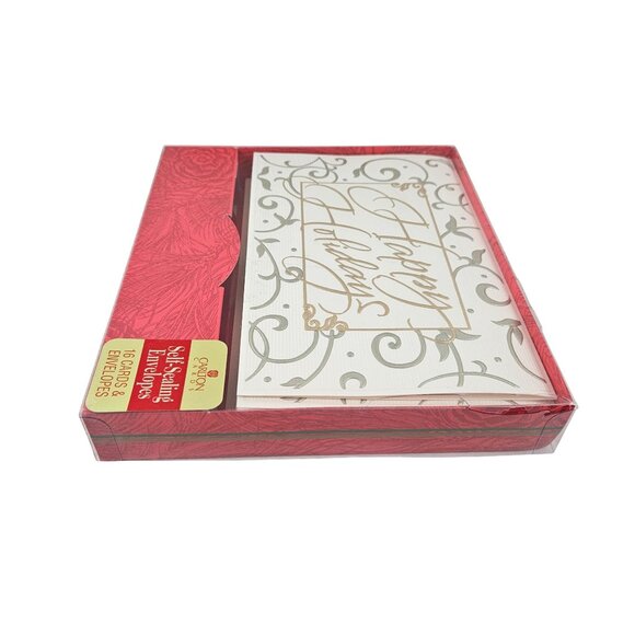 Carlton Cards Holiday Greeting Cards Set Of 12 With Self Sealing Envelopes - Picture 9 of 10